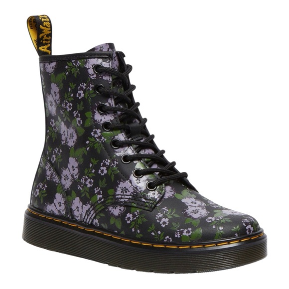 Dr. Martens Shoes - Dr. Martens Women's Floral Black Boots